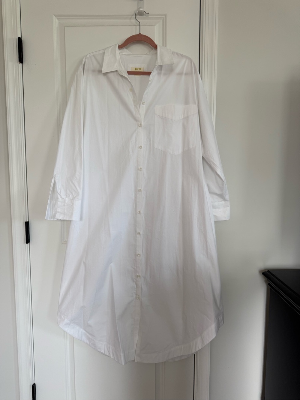 Anthropologie Maeve Soren Long Sleeve Shirt Dress